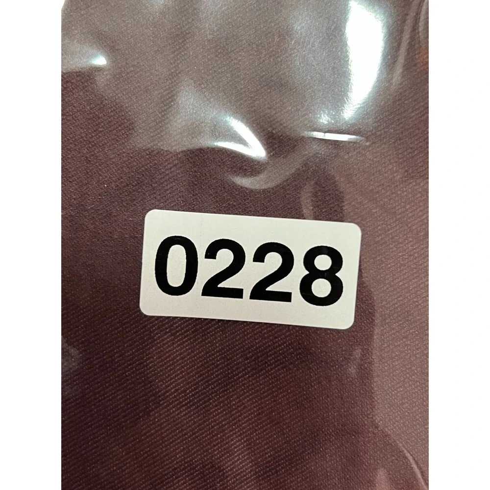 DNM Collection Men’s Biker Pants Burgundy Coated Slim Fit Size 36 Moto Style
